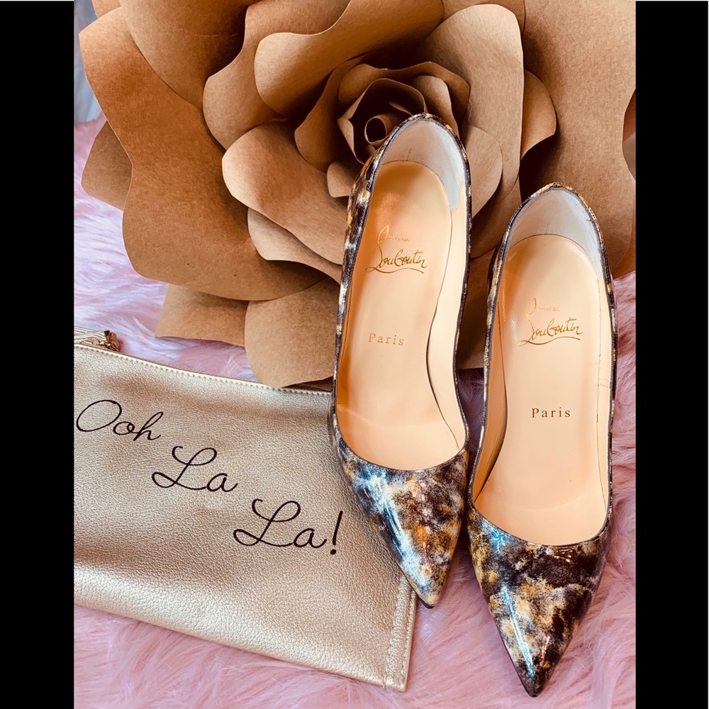 Christian Louboutin So Kate 120 Vernis Mouchete